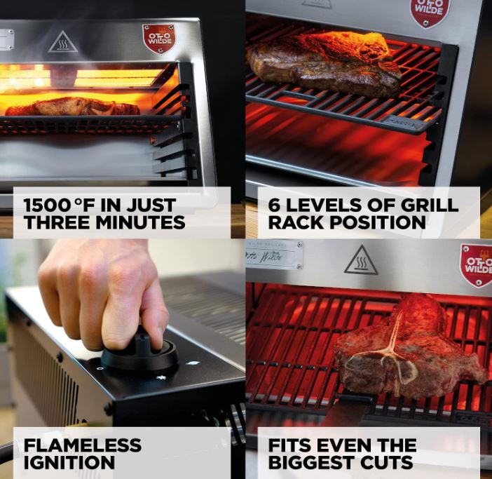 New Miele Otto Wilde Lite Grill Sold out Everywhere! Includes 10 Piece Accessory Package.