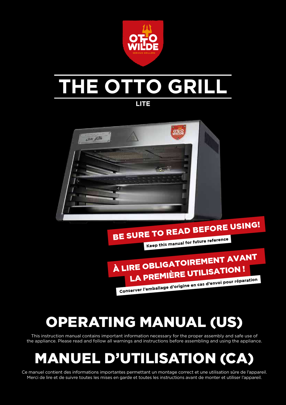 New Miele Otto Wilde Lite Grill Sold out Everywhere! Includes 14 Piece Accessories.