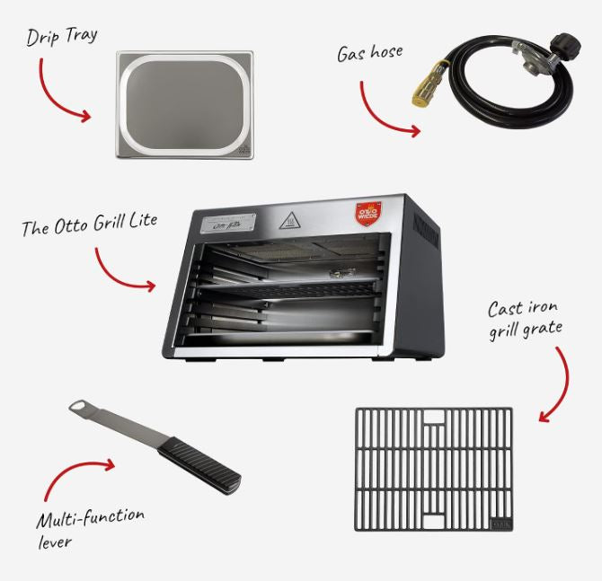 New Miele Otto Wilde Lite Grill Sold out Everywhere! Includes 14 Piece Accessories.