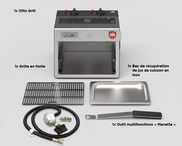 Miele Otto Wilde Pro Grill. Includes 16 Piece Complete Accessory Package.