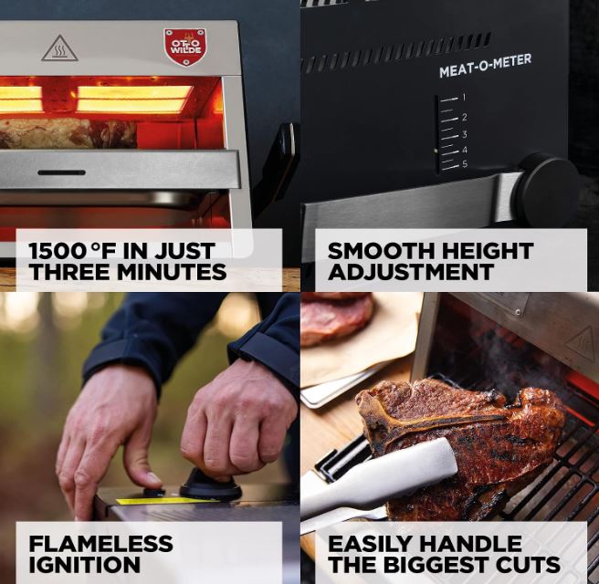 Miele Otto Wilde Pro Grill. Includes 14 Piece Complete Accessory Package.