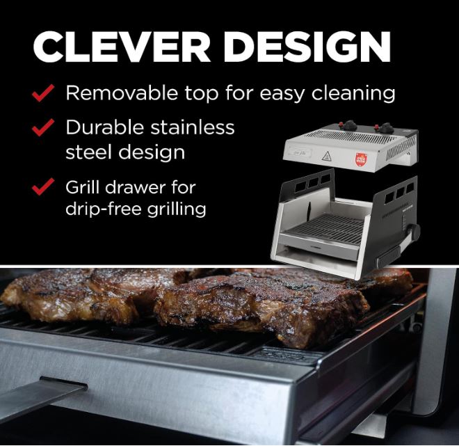 Miele Otto Wilde Pro Grill. Includes 14 Piece Complete Accessory Package.