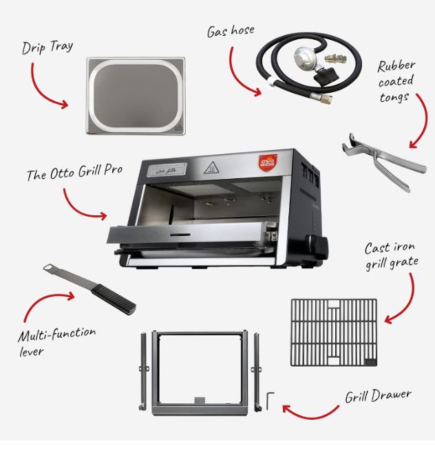 Miele Otto Wilde Pro Grill. Includes 10 Piece Accessories Package. Sold out Everywhere!!